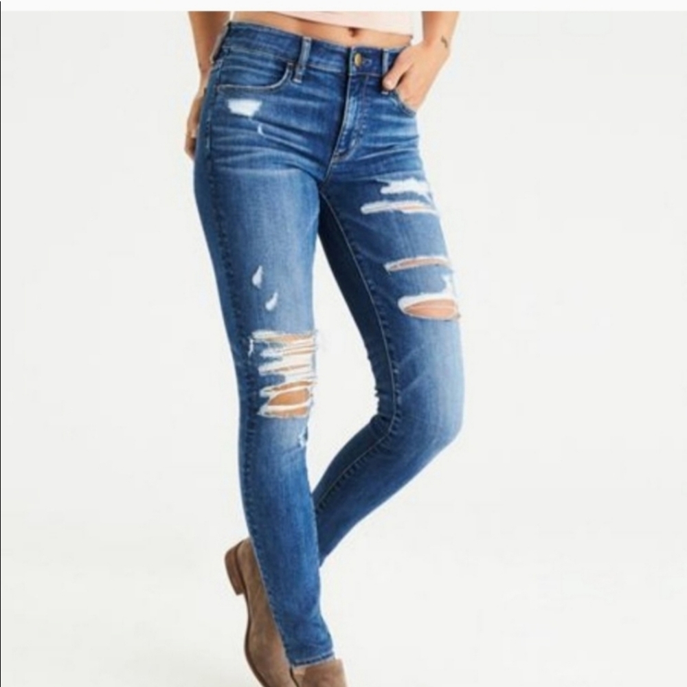 American Eagle Outfitters Hi Rise Jeggings 12R
